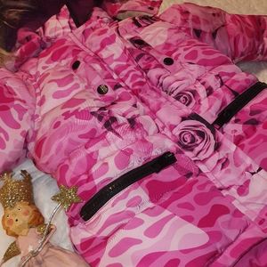 Beautiful floral ski suit snow suit